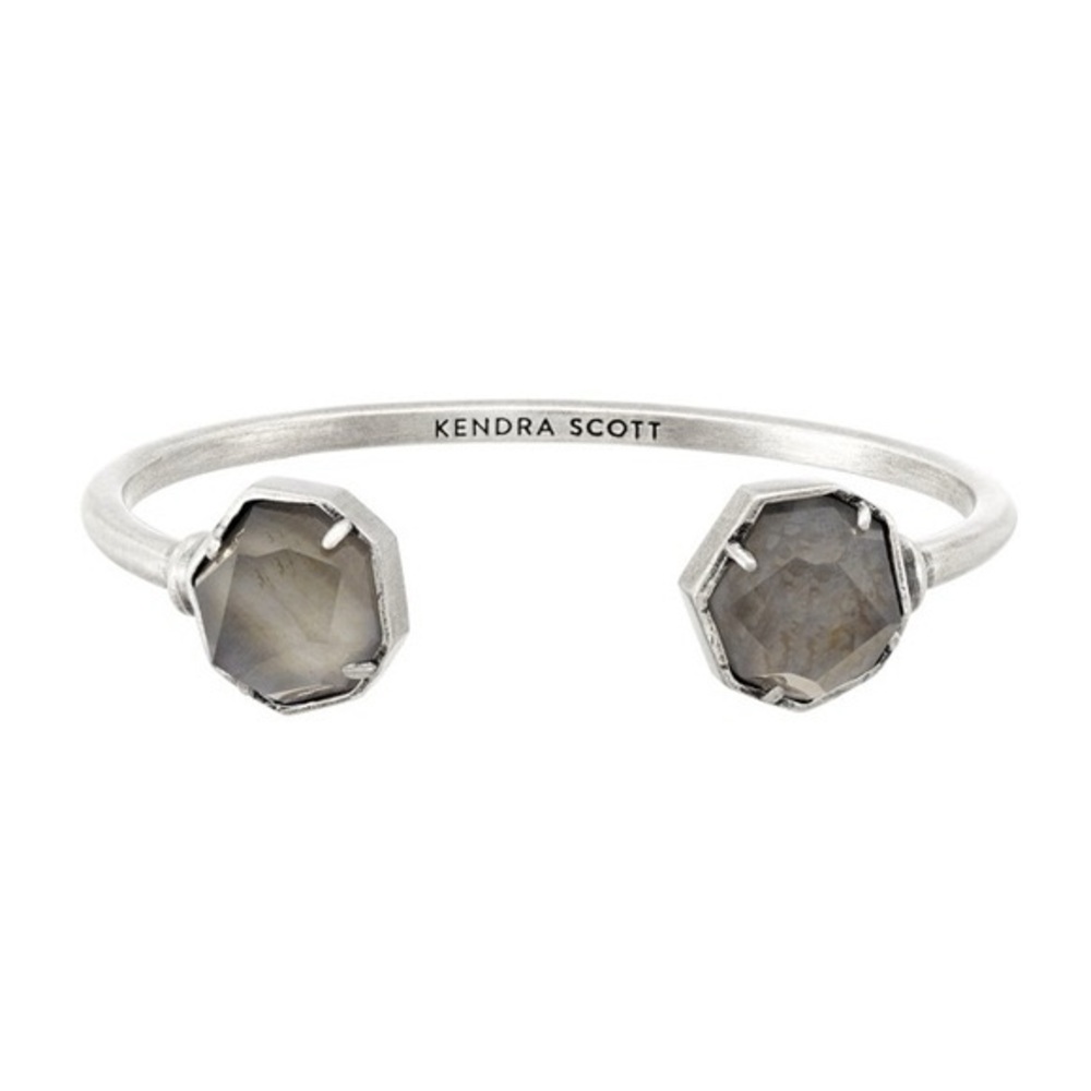 Kendra Scott Brinkley cuff in gray MOP and antique silver